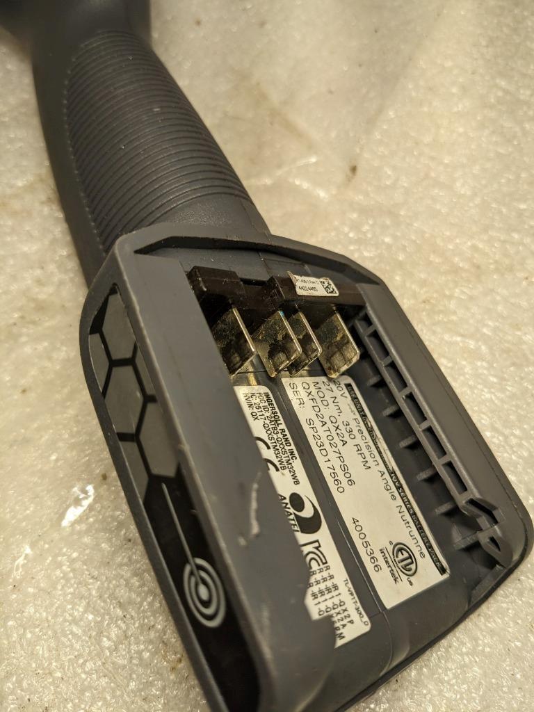 INGERSOLL RAND QXFD2AT027PS06 20V CORDLESS TORQUE NUTRUNNER NO BATTERY USED R28