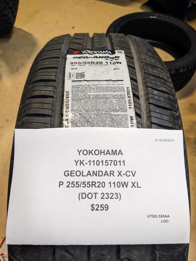 YOKOHAMA GEOLANDAR X-CV P 255 55 20 110W XL TIRE 110157011