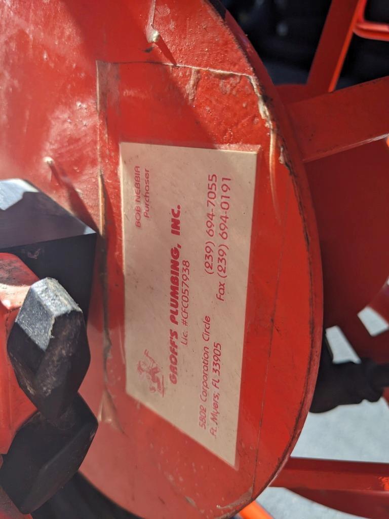 GENERAL PIPE CLEANERS 117830 GEN-EYE POD 200FT PIPE CAMERA & REEL ONLY USED B2