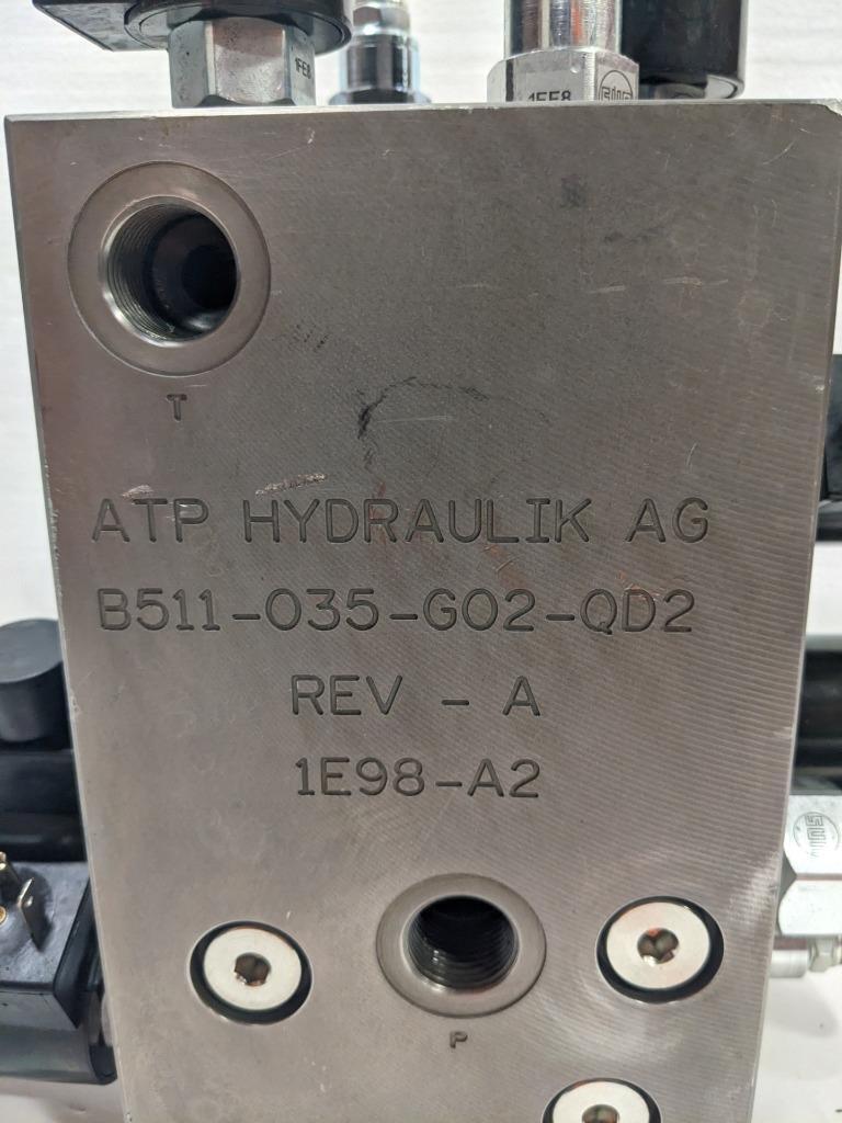 ATP HYDRAULIK AG MANIFOLD W/ VALVES IE98-A2 B511-035-G02QD2 BSRG6