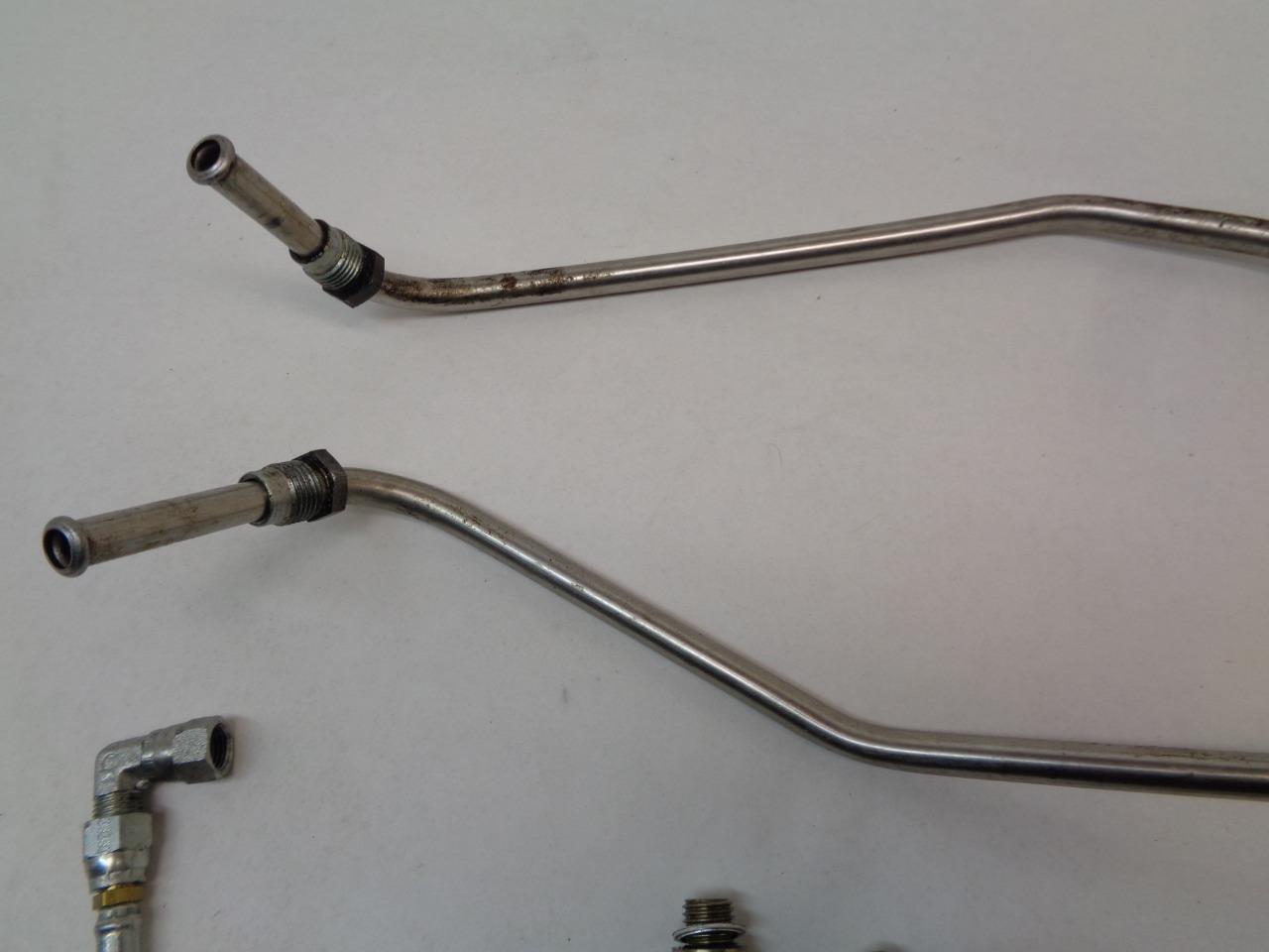 PORSCHE 993 TURBO CHARGER AFTERMARKET OIL FEED & FACTORY DRAIN LINES 99310733953