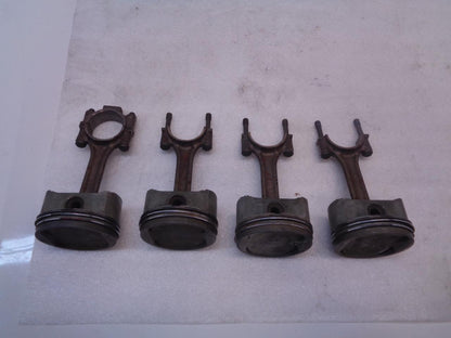 4 USED GENUINE PORSCHE 968 PISTONS WITH CONNECTING RODS 944 103 111 1R R24T5