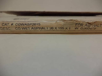 NEW NORTON CHARGER 26" x .155 WET ASPHALT CUTTING DIAMOND BLADE CGWASP2615 SP2