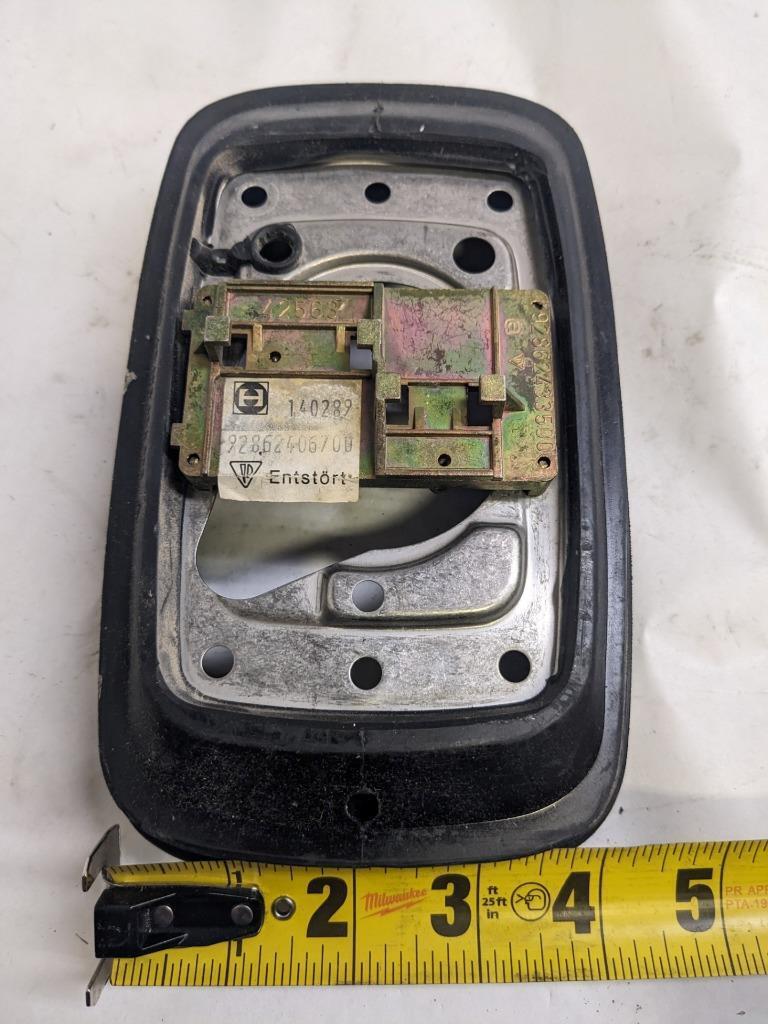 PORSCHE 944 INCOMPLETE EXTERIOR DOOR SIDE MIRROR FRAME 94473104101 USED R25