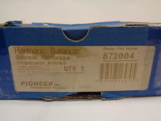 1 PIONEER INC HARMONIC BALANCER FOR CHEVY 400 872004 R8