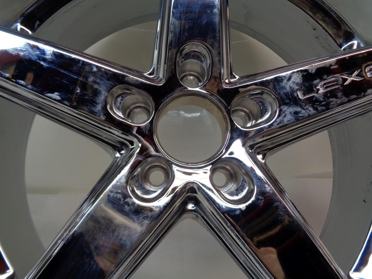 PAIR OF LEXANI R-FOUR FULL CHROME 20x8.5 5x115 ET15 WHEELS WR