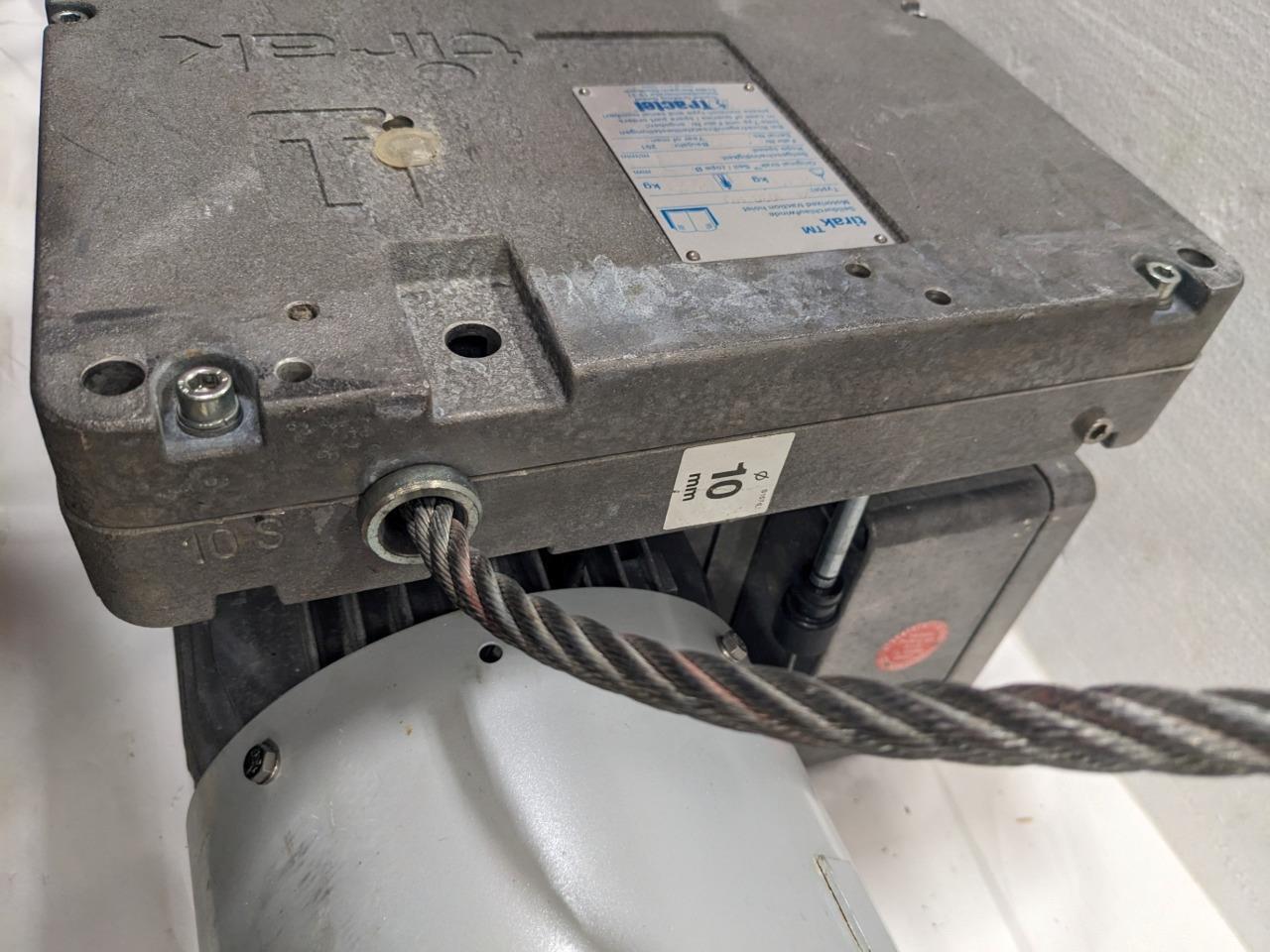 USED TIRAK TM ELECTRIC ROPE HOIST 2017 839KG / 1849LBS TYPE XE 1030 PO BSRG4