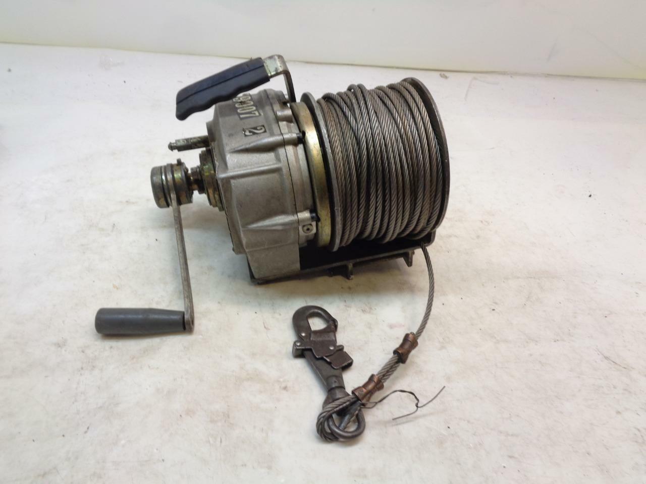USED SALALIFT WINCH L1850-120S-1 STEEL WIRE 140FT S50lbs CAPACITY H1