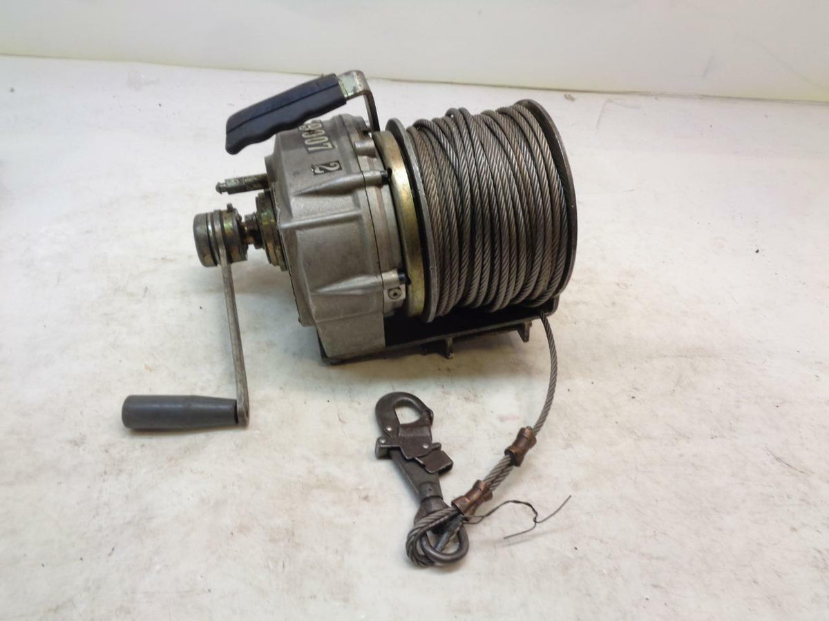 USED SALALIFT WINCH L1850-120S-1 STEEL WIRE 140FT S50lbs CAPACITY H1