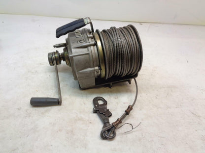 USED SALALIFT WINCH L1850-120S-1 STEEL WIRE 140FT S50lbs CAPACITY H1