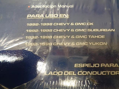 NEW PILOT SIDE MIRROR (LEFT) MI-030 FITS GM 88-02 CHEVY/ GMC CK 92-98 TAHOE R18