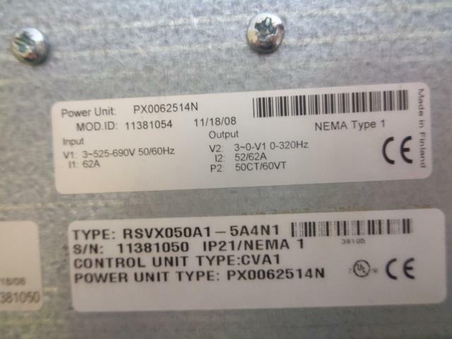 NEW DAMAGED EATON SVX9000 SERIES CUTLER-HAMMER MODEL ID: 11381054 BSR