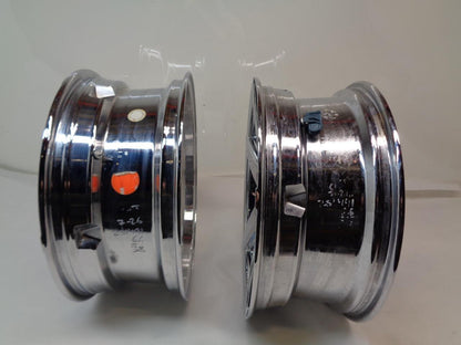 PAIR OF LEXANI R-FOUR FULL CHROME 20x8.5 5x115 +15 WHEELS SR