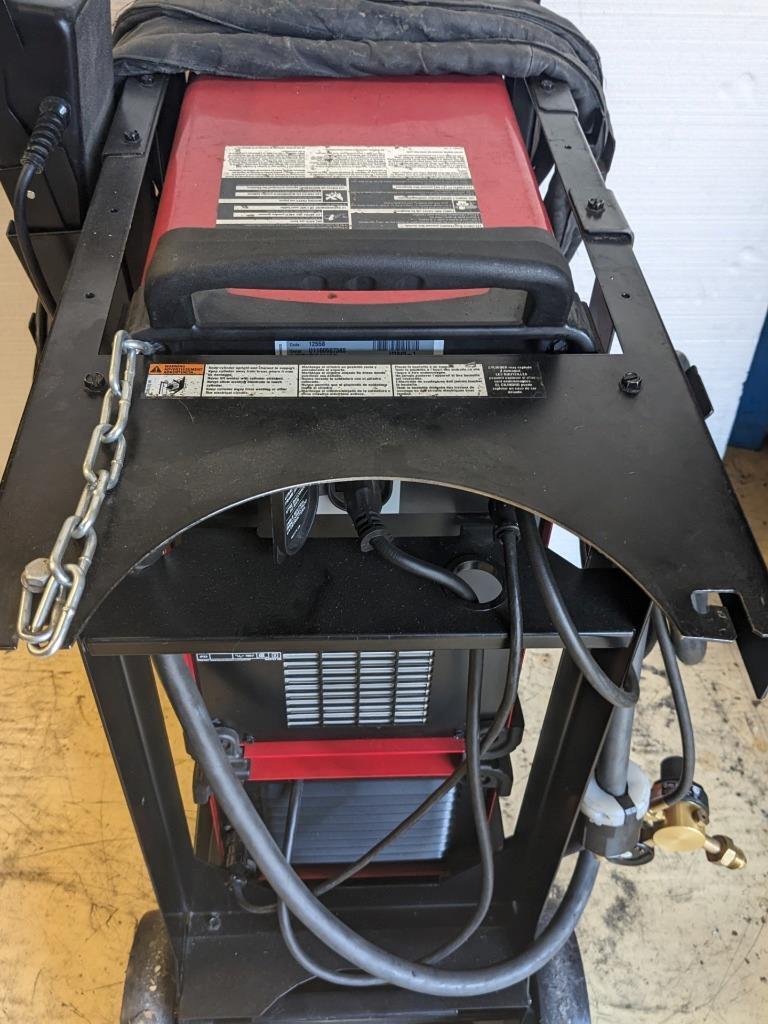 LINCOLN ELECTRIC ASPECT 375 AC/DC READY-PAK WELDING CART K3950-1 BAY3