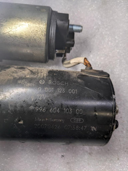PORSCHE 911/996 STARTER IGNITION BOSCH 99660410300 10-SPLINE USED 996B.G.L.