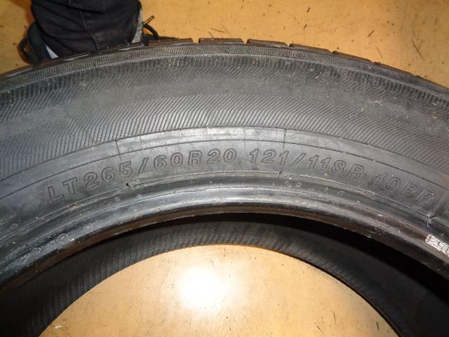 1 YOKOHAMA GEOLANDAR HT G056 BSW LT 265 60 20 121/118R LRE 10PLY TIRE 110105674