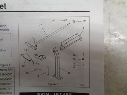 NEW LIFT TRANSPORT AND FOOT WELDMENT OF LIFTMASTER 79202100 KIT R18