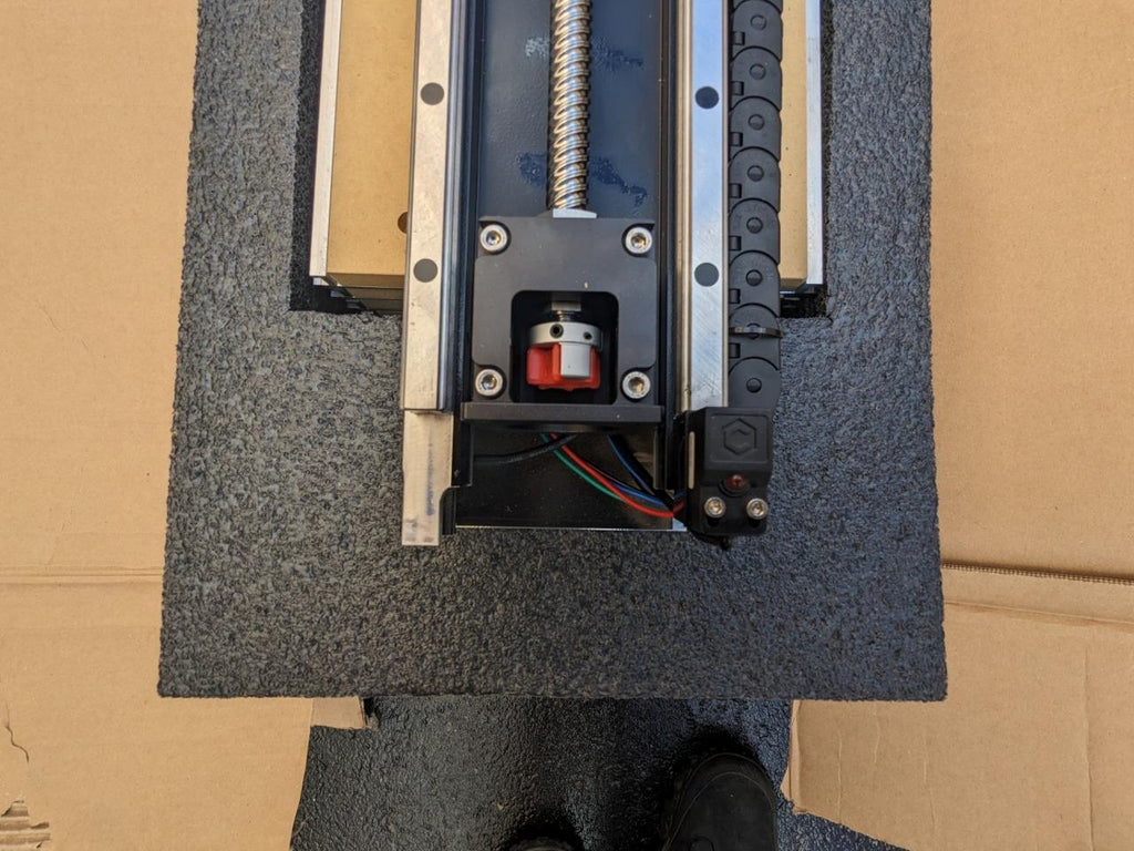 SHAPEOKO CNC ROUTER T-SLOT HYBRID TABLE 48"X49" AND ROUTER ONLY #1 B2 BOX 1