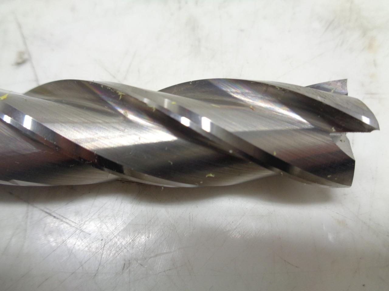 NEW BASSETT 51266 CARBIDE END MILL 3/4"x2-14" 4 FLUTE R22T6BC