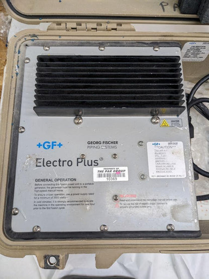 GEORGE FISCHER ELECTRO PLUS- PIPING SYSTEM-GENERAL OPERATION-10369-USED B2