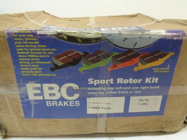 NEW EBC USR 7123 SLOTTED SPORT KIT FRONT ROTORS FITS FORD F150 & F250 R5