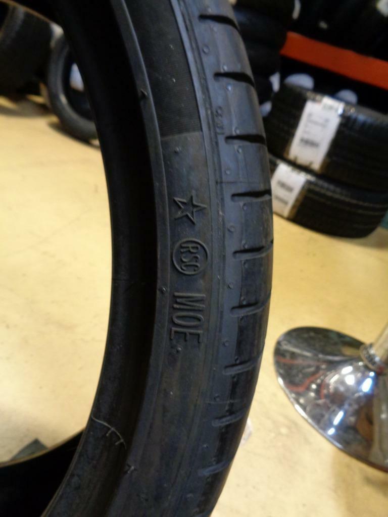 1 USED PIRELLI P-ZERO BMW RUNFLAT PZ4 275 30 20 97V 7/32" 2 PATCHES 2796900