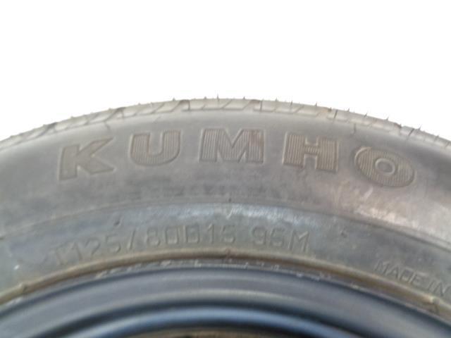 HYUNDAI ACCENT SPARE WHEEL 15X3.5 52910-1R900 & KUMHO TIRE T125/80D15 95M KSLR