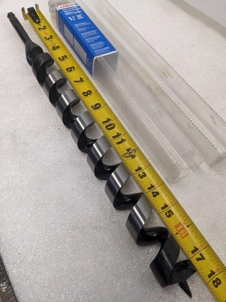 LENOX 31024 1-1/2" X 18" SHIP AUGER BIT NEW D0