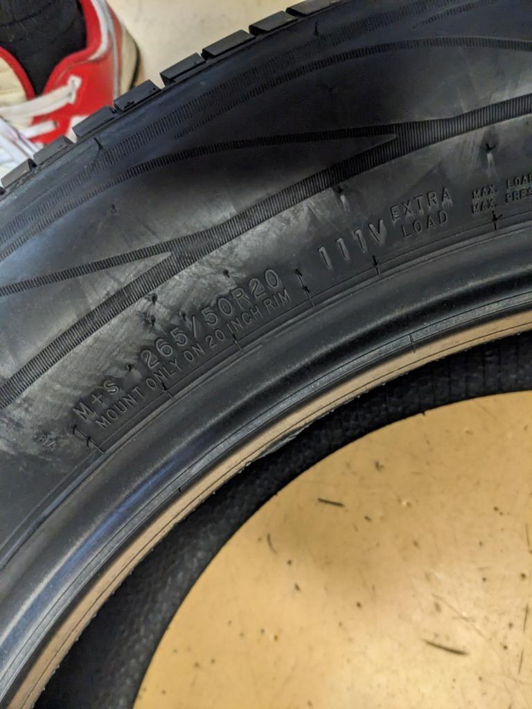 COOPER PROCONTACT P 265 50 20 111V XL TIRE 166499021 CQ3