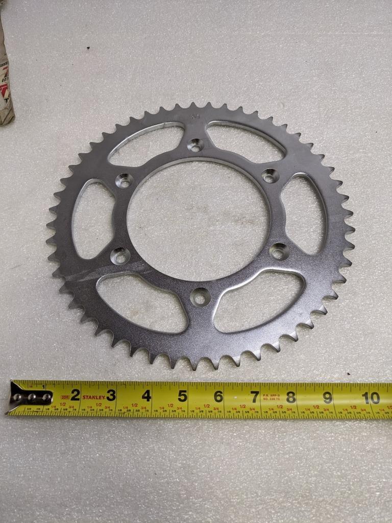 TURNER H04KA3710R REAR PRIMARY DRIVE STEEL SPROCKET 51 TOOTH SILVER NEW R15