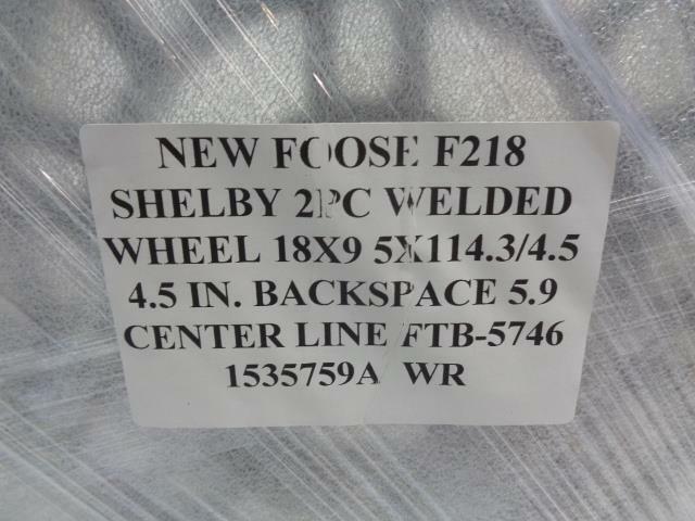 NEW FOOSE F218 SHELBY 2PC WELDED WHEEL 18X9 5X114.3 FTB-5746 153579A WR