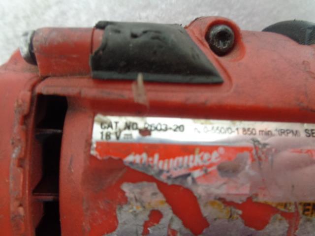 MILWAUKEE COMPACT DRILL 18V 1/2IN 500IN-LB BARE TOOL 2603-20 USED R22