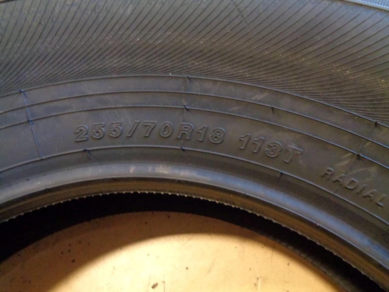 2 YOKOHAMA YK-HTX BSW P 255 70 18 113T SL ALL SEASON TIRES 05425 AQ4