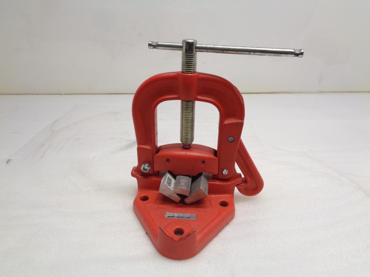 NEW ROTHENBERGER 1/8"-4" BENCH YOKE PIPE VISE 70711 H2