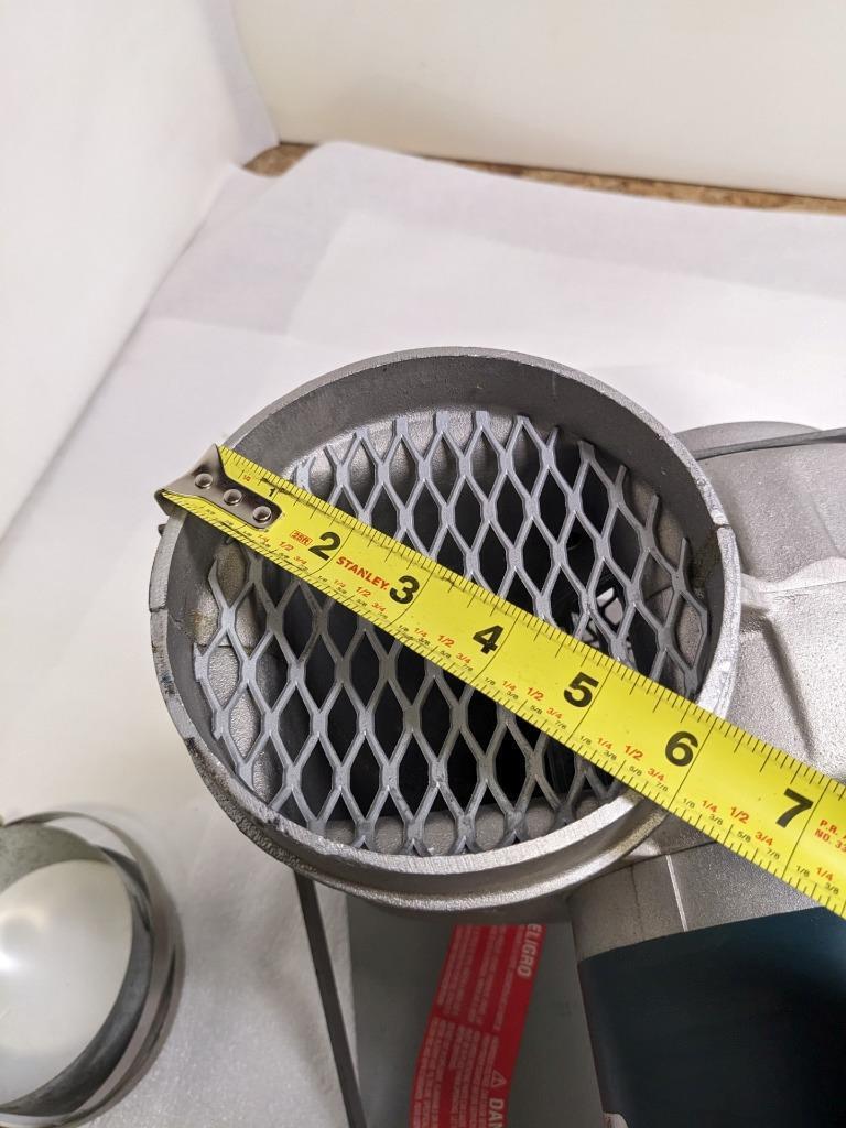 CINCINNATI FAN F-6-C/T1 FUME EXHAUSTER 1-1/2HP 3450RPM CAST ALUM 115V NEW B2