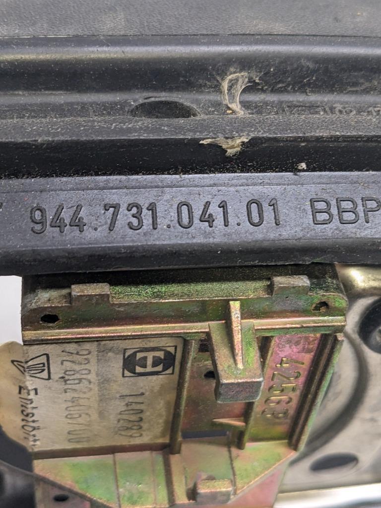 PORSCHE 944 INCOMPLETE EXTERIOR DOOR SIDE MIRROR FRAME 94473104101 USED R25