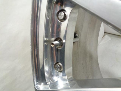 USED CUSTOM SILVER THREE PIECE WHEEL 23X9 5X112 6" BACKSPACE WR