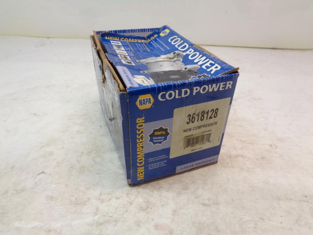 NEW NAPA COLD POWER AC COMPRESSOR 3618128 (UNKNOWN FITMENT) R1