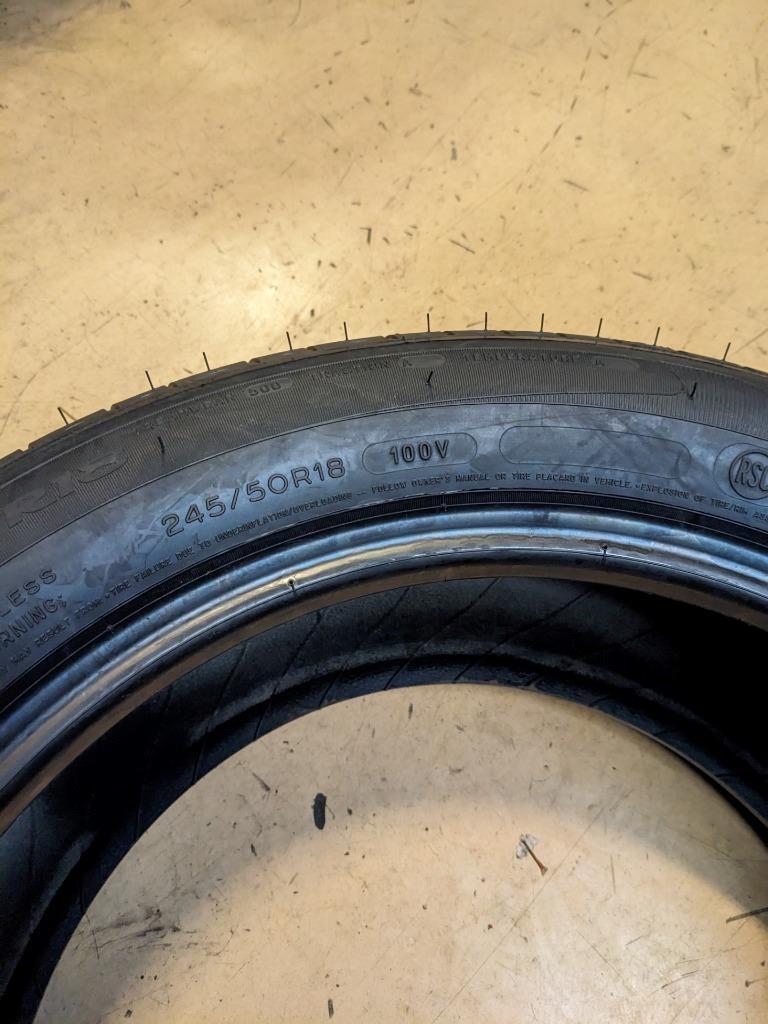 MICHELIN PRIMACY MXM4 ZP (*) BMW RSC ZP RUNFLAT P 245 50 18 100V SL TIRE 53738