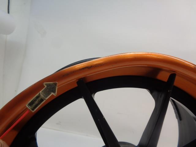 USED BRIXTON FORGED R10D TARGA 3 PC 20X9 5X112 MATTE BLACK/ORANGE WHEEL WR