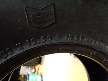 GENERAL GRABBER X3 BSW LT 33 12.50 15 108Q LRC TIRE 6PLY 04505670000 BQ4