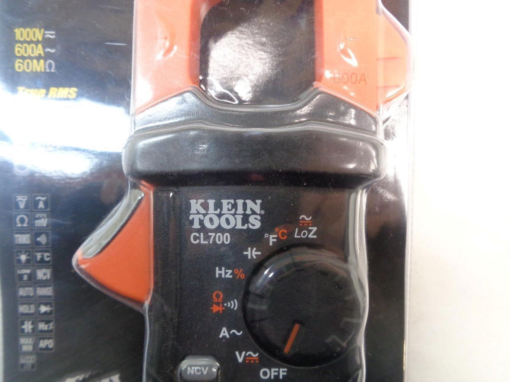 NEW KLEIN TOOLS 600A AC AUTO-RANGING DIGITAL CLAMP METER CL700 SR