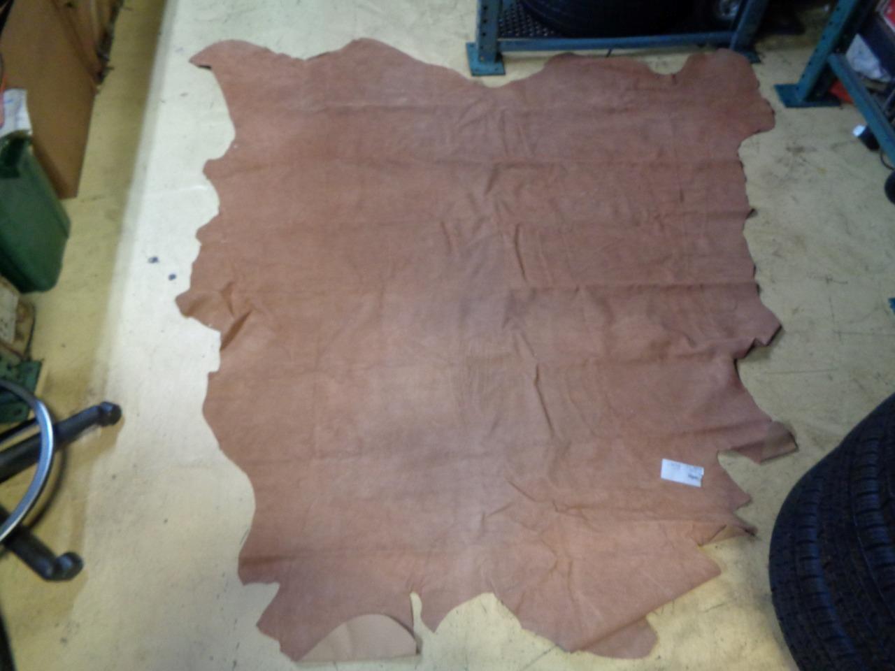 LEATHER HIDE 39.28 SQUARE FEET/3.65 SQUARE METERS TAN NEW N.3 SR