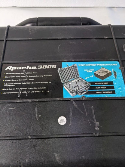 KHS PNEUMATIC CYLINDER 65175533S001 W/ APACHE 3800 CASE 8.39 X 5.6 X 3.25" R35