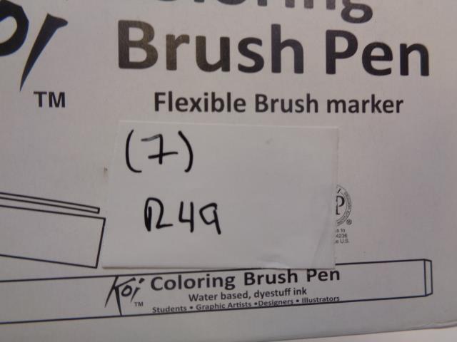 NEW SAKURA KOI BRUSH PEN GREEN 39327 XBR#29 12 PACK R28