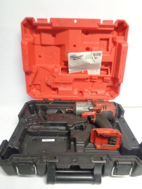 USED MILWAUKEE M18 FUEL HIGH-TORQUE IMPACT WRENCH 1/2 DRIVE 2863-22 BSR35