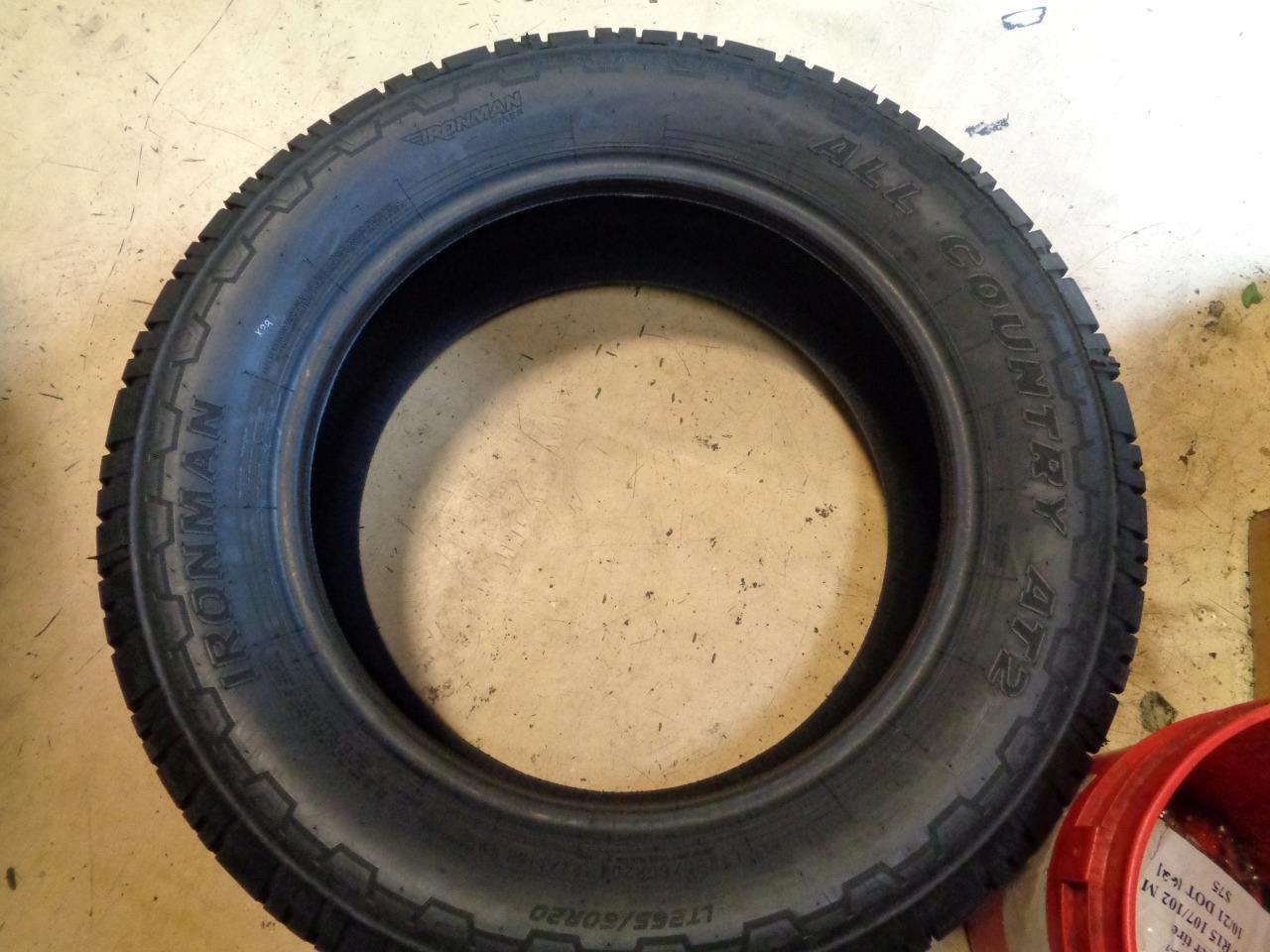 IRONMAN ALL COUNTRY A/T 2 LT 265 65 20 121/118R LRE 10PLY TIRE 07710 SU16 AQ4