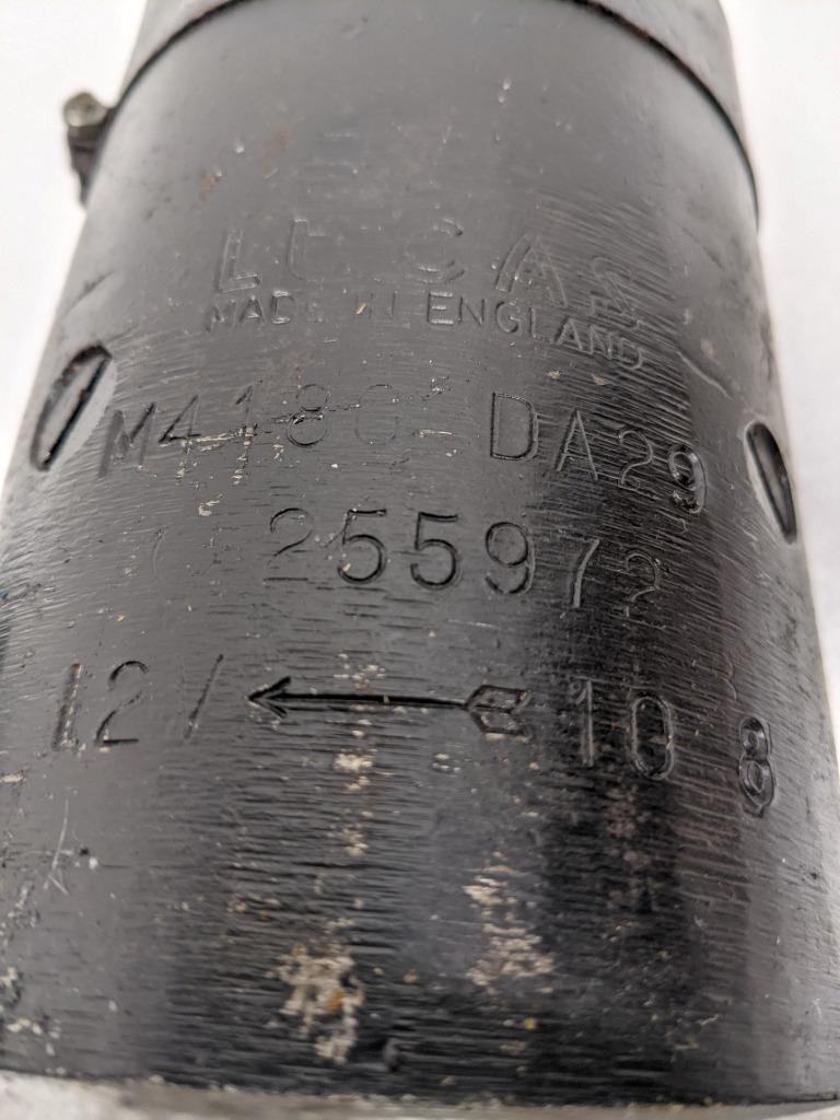 LUCAS STARTER MOTOR M418G 255972 USED R14