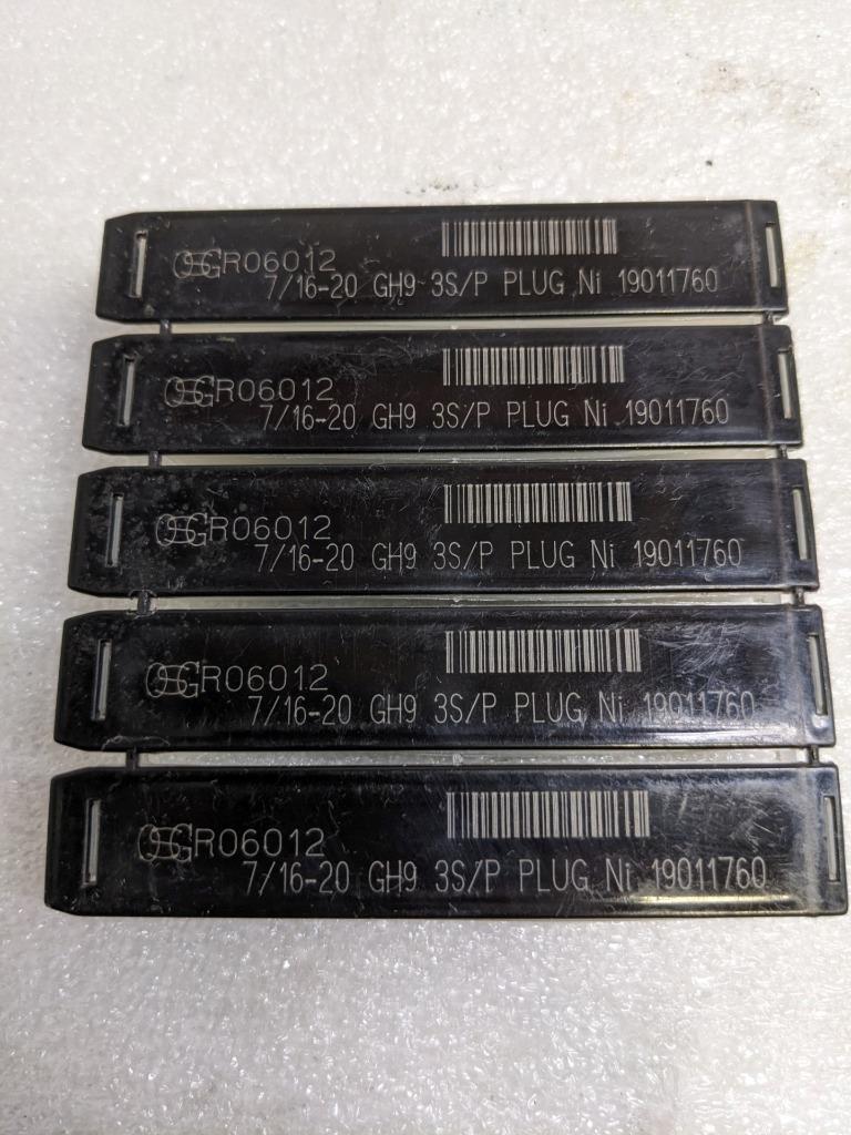 OSG 19011760 TAPS 7/16-20 GH9 S3/P PLUG NI R06012 (5-PACK) NEW D0