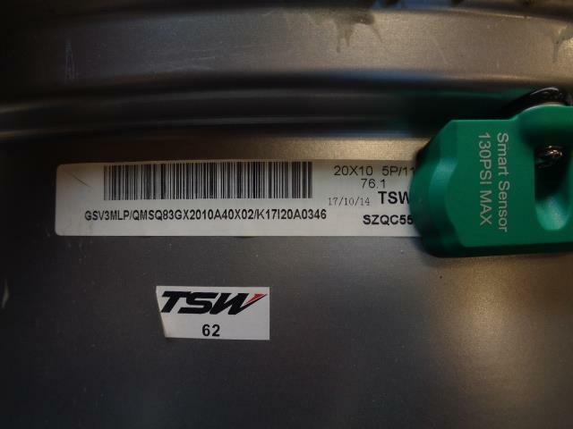 NEW TSW HOCKENHEIM S WHEEL 20x10 5X4.5 ET40 2010HCK405114S76 FOR MUSTANG 10-14